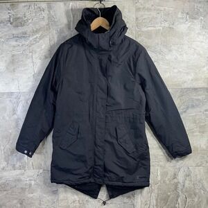 Champion parka puffer jacket Black cold weather Woman's Size Large